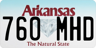 AR license plate 760MHD