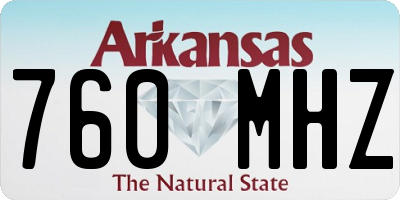 AR license plate 760MHZ