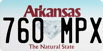 AR license plate 760MPX