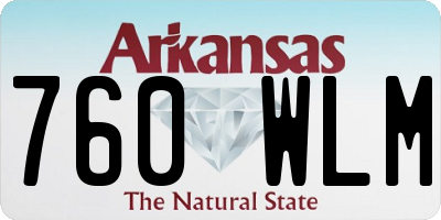 AR license plate 760WLM