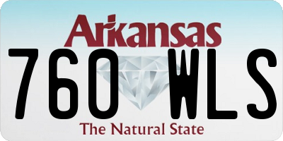 AR license plate 760WLS