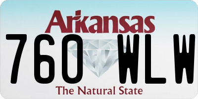 AR license plate 760WLW