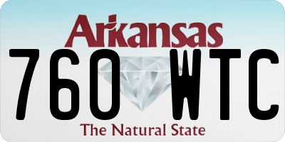 AR license plate 760WTC