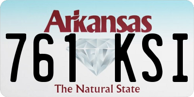 AR license plate 761KSI