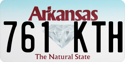 AR license plate 761KTH