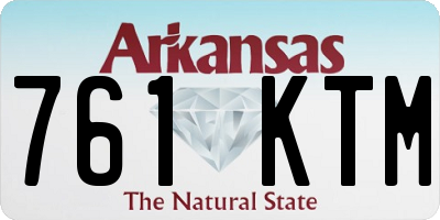 AR license plate 761KTM