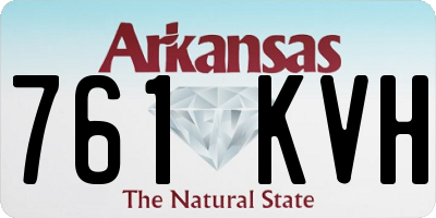 AR license plate 761KVH
