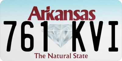 AR license plate 761KVI