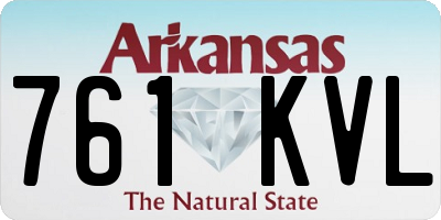 AR license plate 761KVL