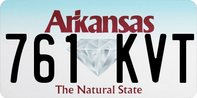 AR license plate 761KVT