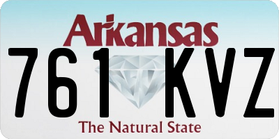 AR license plate 761KVZ