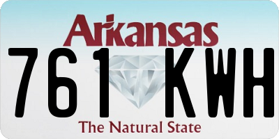 AR license plate 761KWH