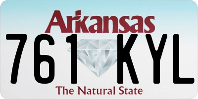 AR license plate 761KYL