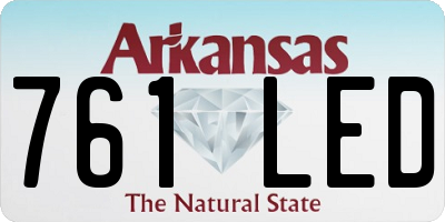 AR license plate 761LED