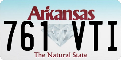 AR license plate 761VTI