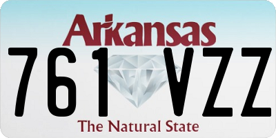 AR license plate 761VZZ