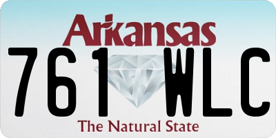AR license plate 761WLC