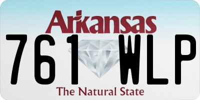 AR license plate 761WLP