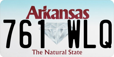 AR license plate 761WLQ
