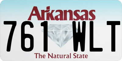 AR license plate 761WLT