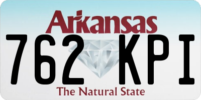 AR license plate 762KPI