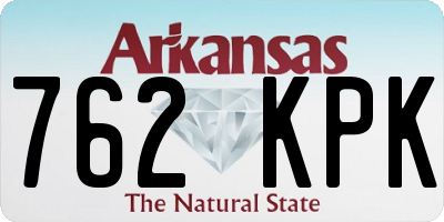 AR license plate 762KPK