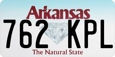 AR license plate 762KPL