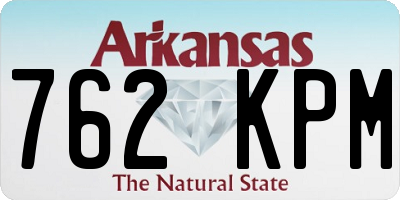 AR license plate 762KPM