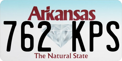 AR license plate 762KPS