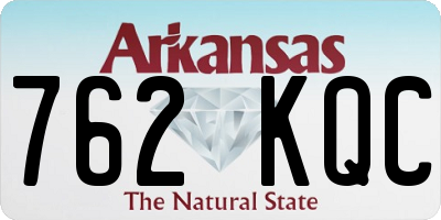AR license plate 762KQC