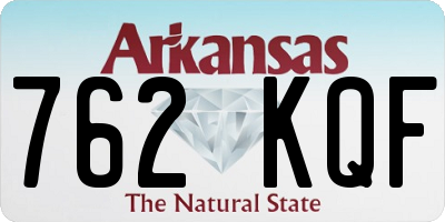 AR license plate 762KQF