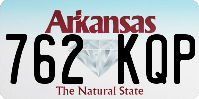 AR license plate 762KQP