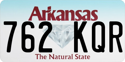 AR license plate 762KQR