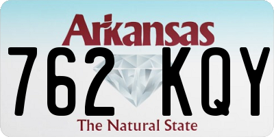 AR license plate 762KQY