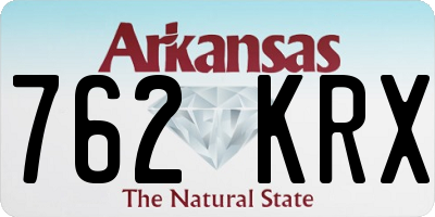 AR license plate 762KRX