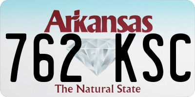 AR license plate 762KSC