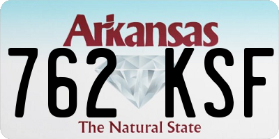AR license plate 762KSF