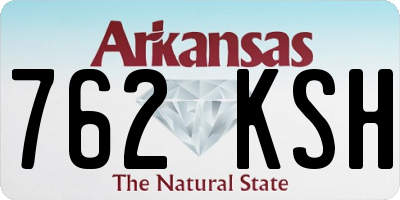 AR license plate 762KSH