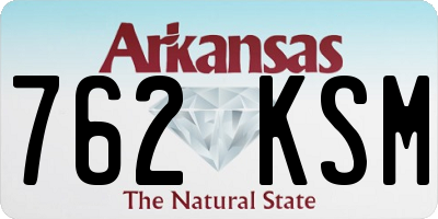AR license plate 762KSM