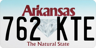 AR license plate 762KTE