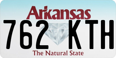 AR license plate 762KTH