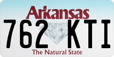 AR license plate 762KTI