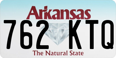 AR license plate 762KTQ