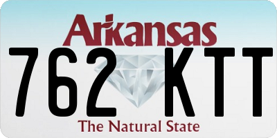 AR license plate 762KTT