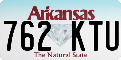AR license plate 762KTU