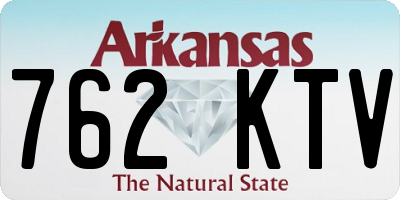 AR license plate 762KTV