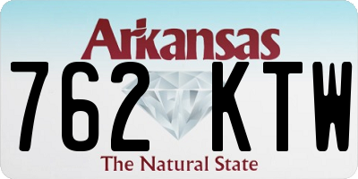 AR license plate 762KTW