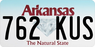 AR license plate 762KUS