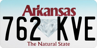 AR license plate 762KVE