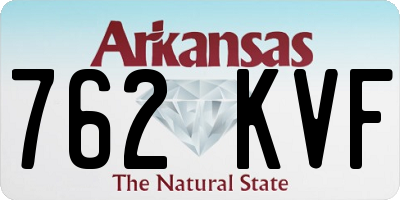 AR license plate 762KVF